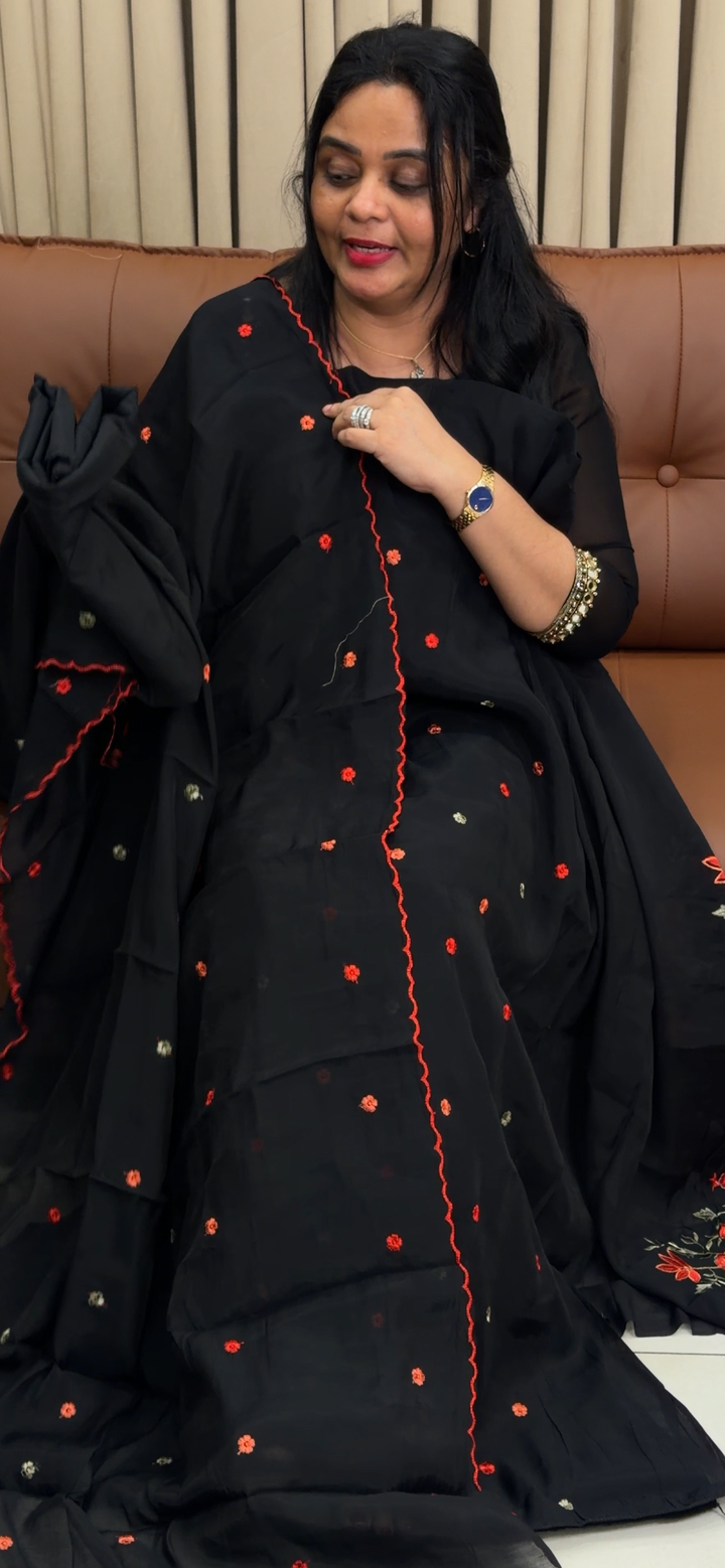 SOFT MUL UNSTITCHED SALWAR SUITS - NUWA - 1859