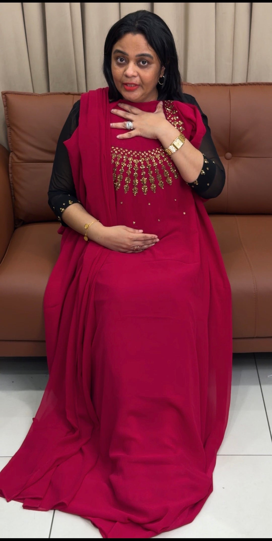 IN-HOUSE HANDWORKED UNSTITCHED SALWAR SUITS - NUWWA-2364