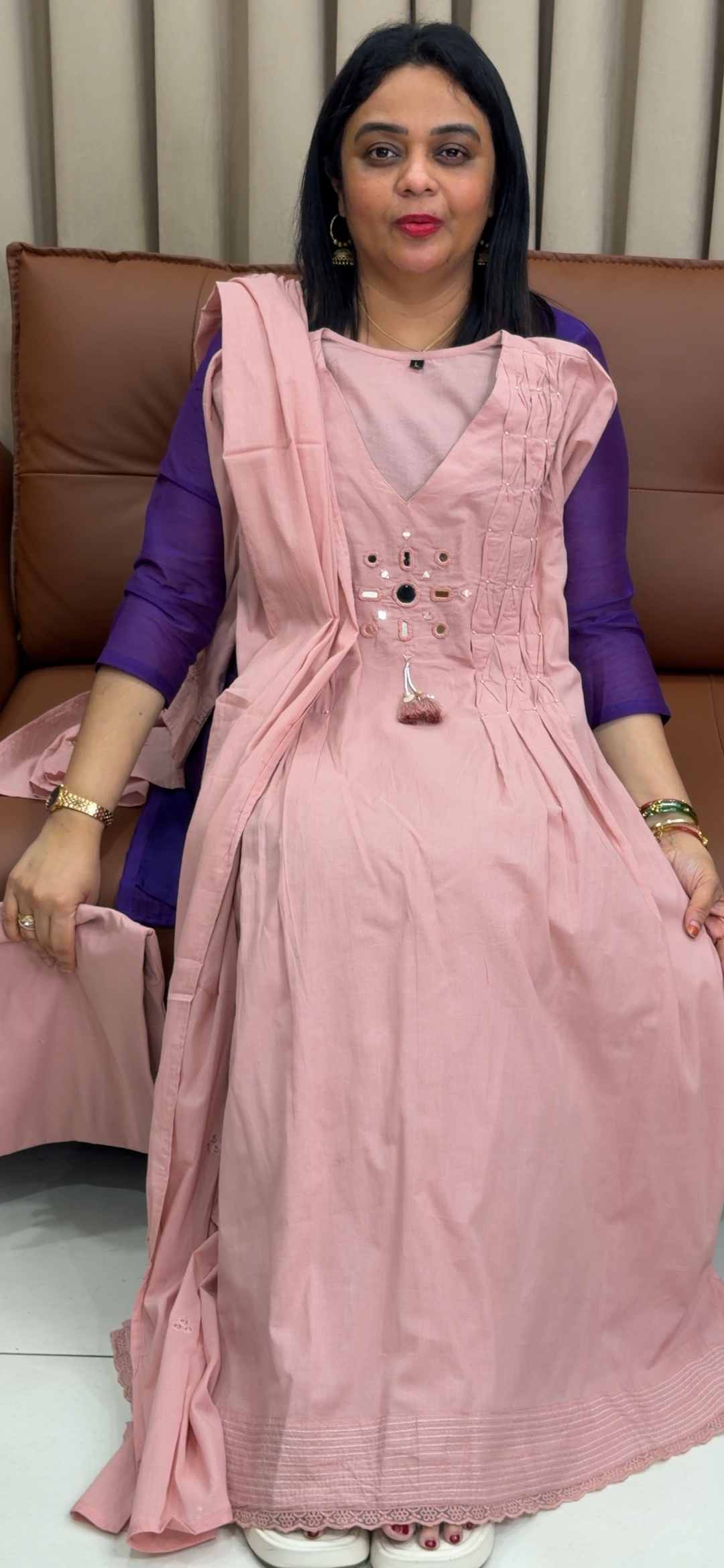 COTTON TOP, BOTTOM AND DUPATTA - NUWA - 1552