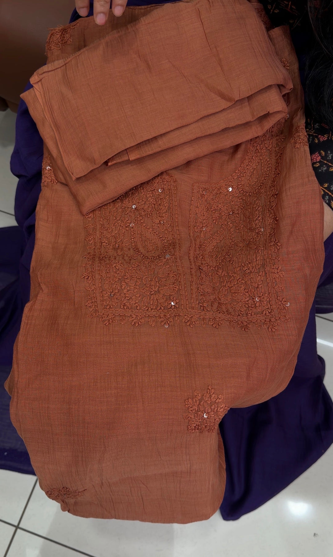 MALAI CHANDERI UNSTITCHED SALWAR SUITS - NUWA-1834