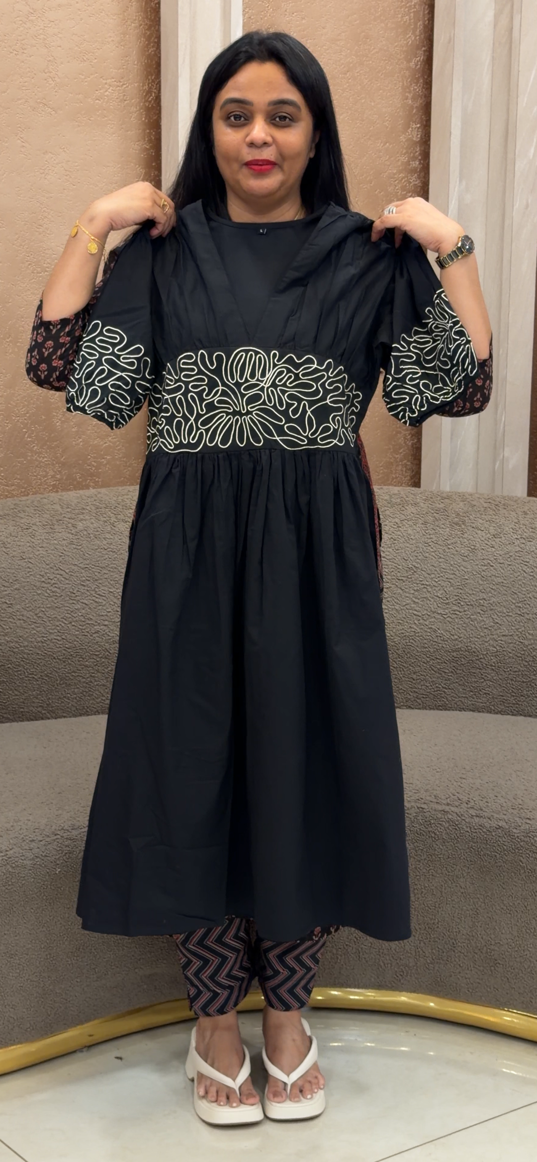 OFFER SALE COTTON TUNIC FROCK - NUWA - 2354