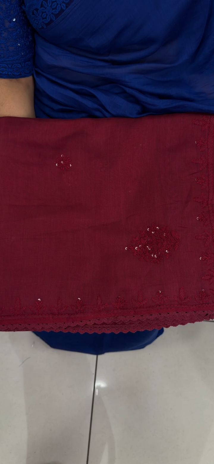 CHIKANKARI SAREES - NUWA-1391