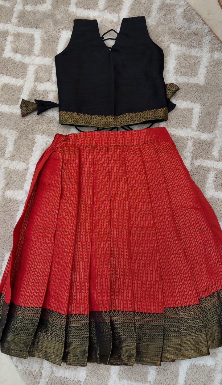 IN-HOUSE KIDS CROP TOP AND SKIRTS - NUWA-1301