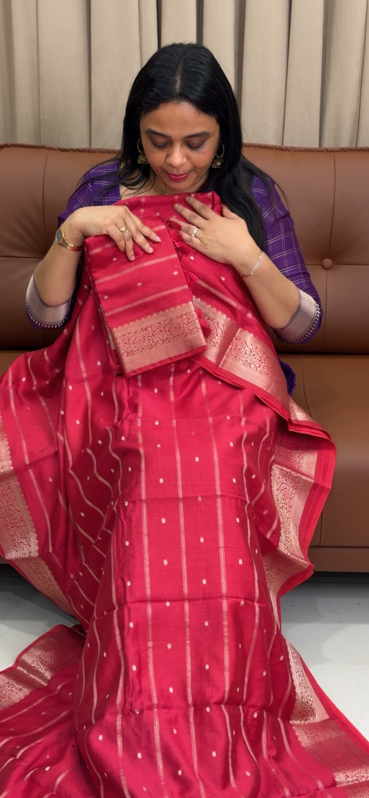 MUL CHANDERI UNSTITCHED SALWAR SUITS - NUWA - 1560