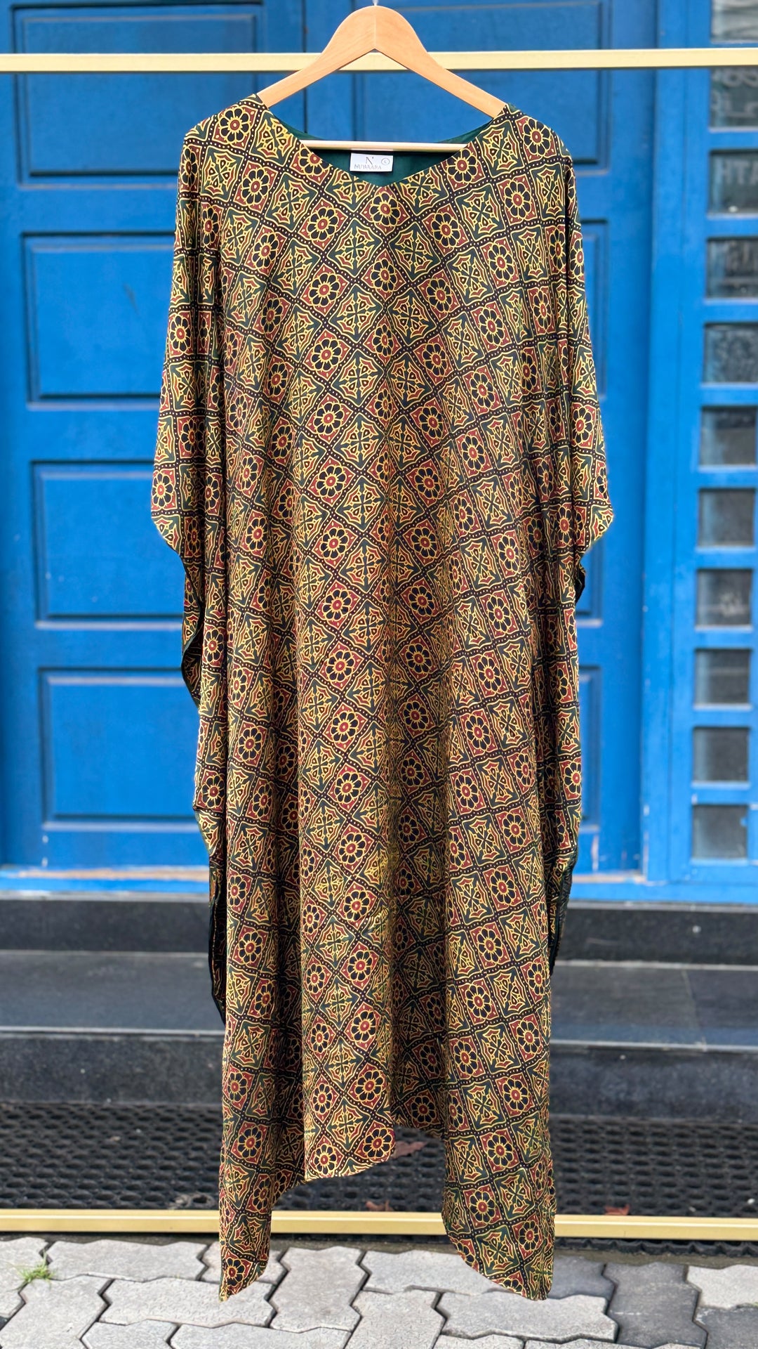AJRAKH PRINTED KAFTAN TOPS - NUWA - 2507