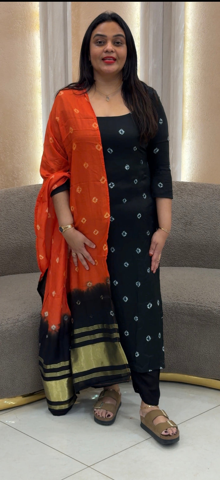 BANDHEJ UNSTITCHED SALWAR SUITS - NUWA-1158