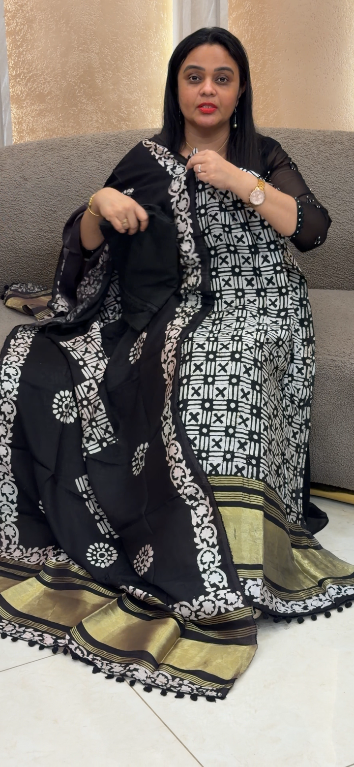 SEMI MODAL UNSTITCHED SALWAR SUITS - NUWA - 2284