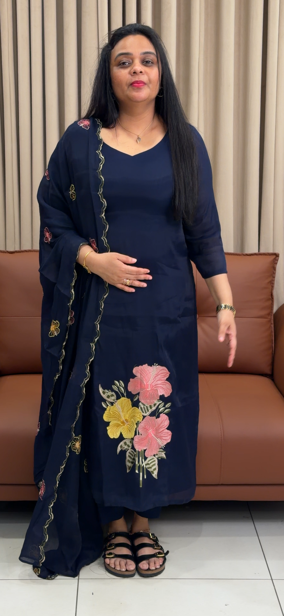 MUL CHANDERI UNSTITCHED SALWAR SUITS - NUWA - 1983
