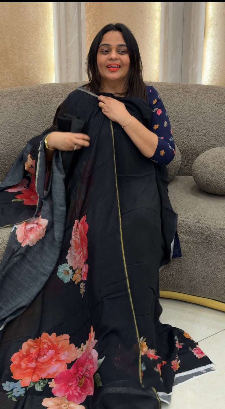 CRAPE SILK UNSTITCHED SALWAR SUITS - NUWA-250