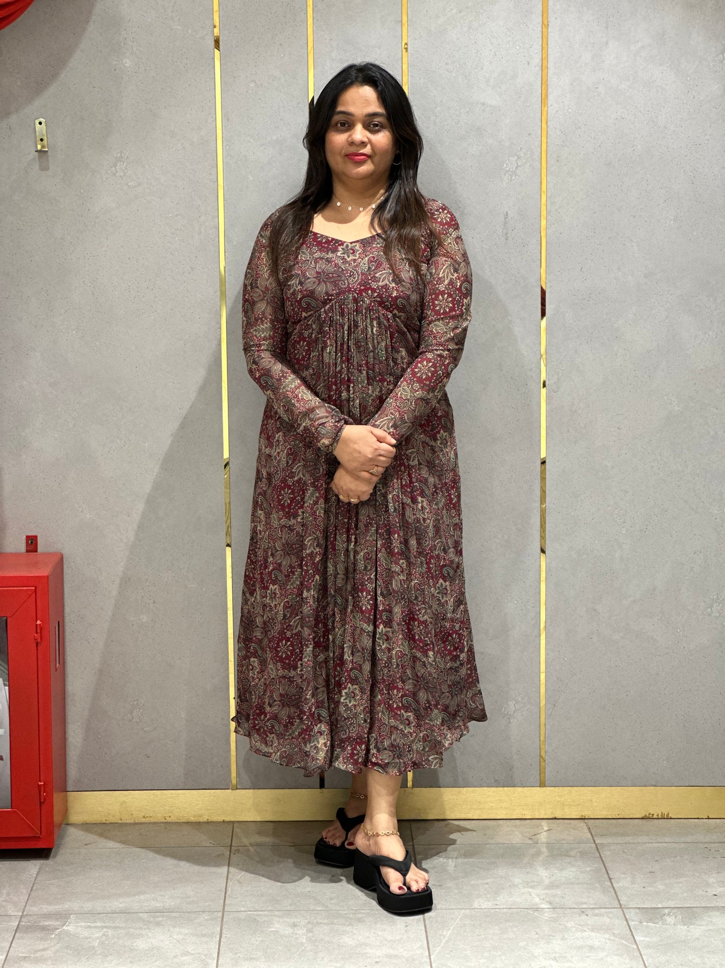 PRINTED ALIYA CUT TOPS - NUWA-014