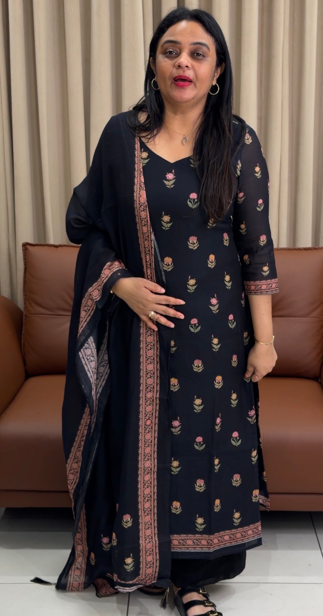 PRINTED MUSLIN UNSTITCHED SALWAR SUITS - NUWA-1568
