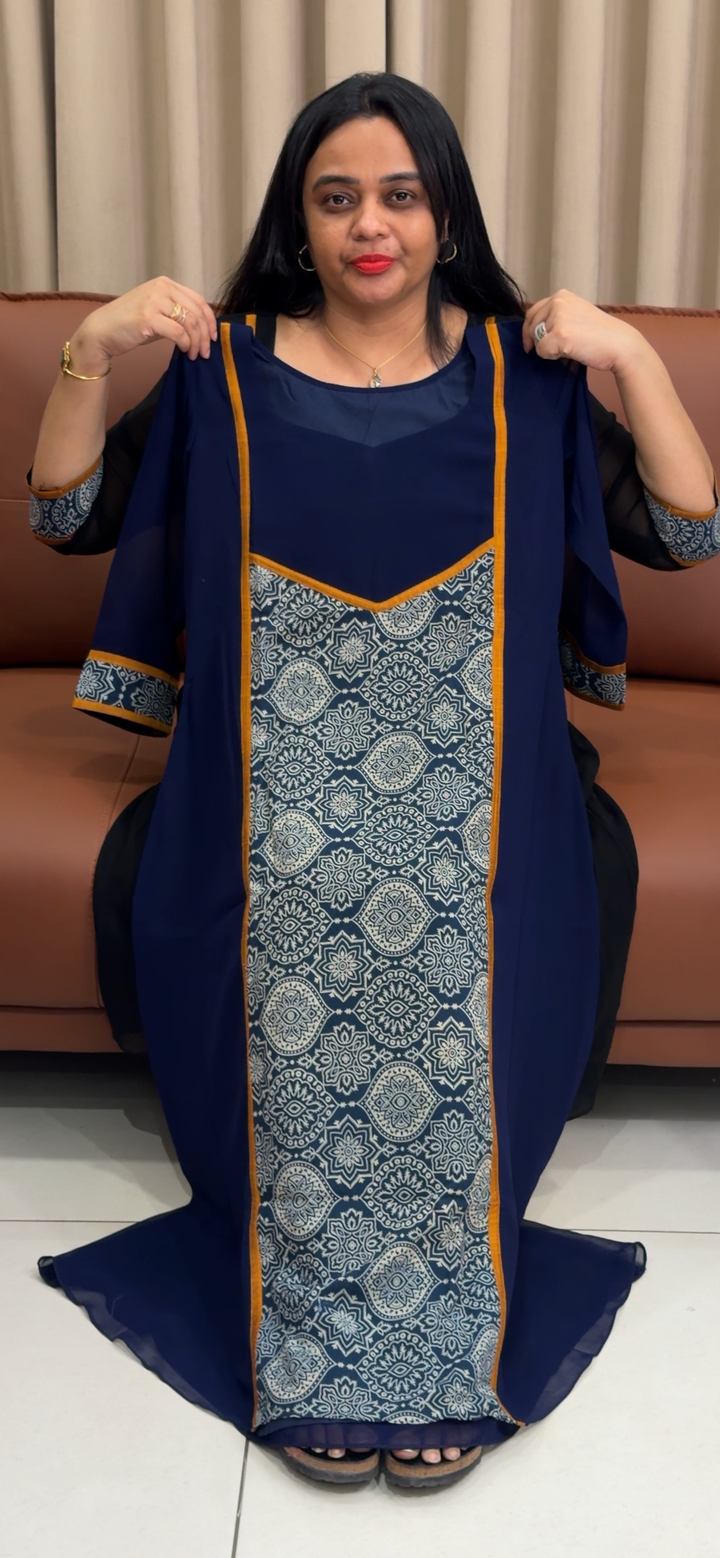 IN-HOUSE FAUX GEORGETTE ALINE TOPS - NUWA - 2145