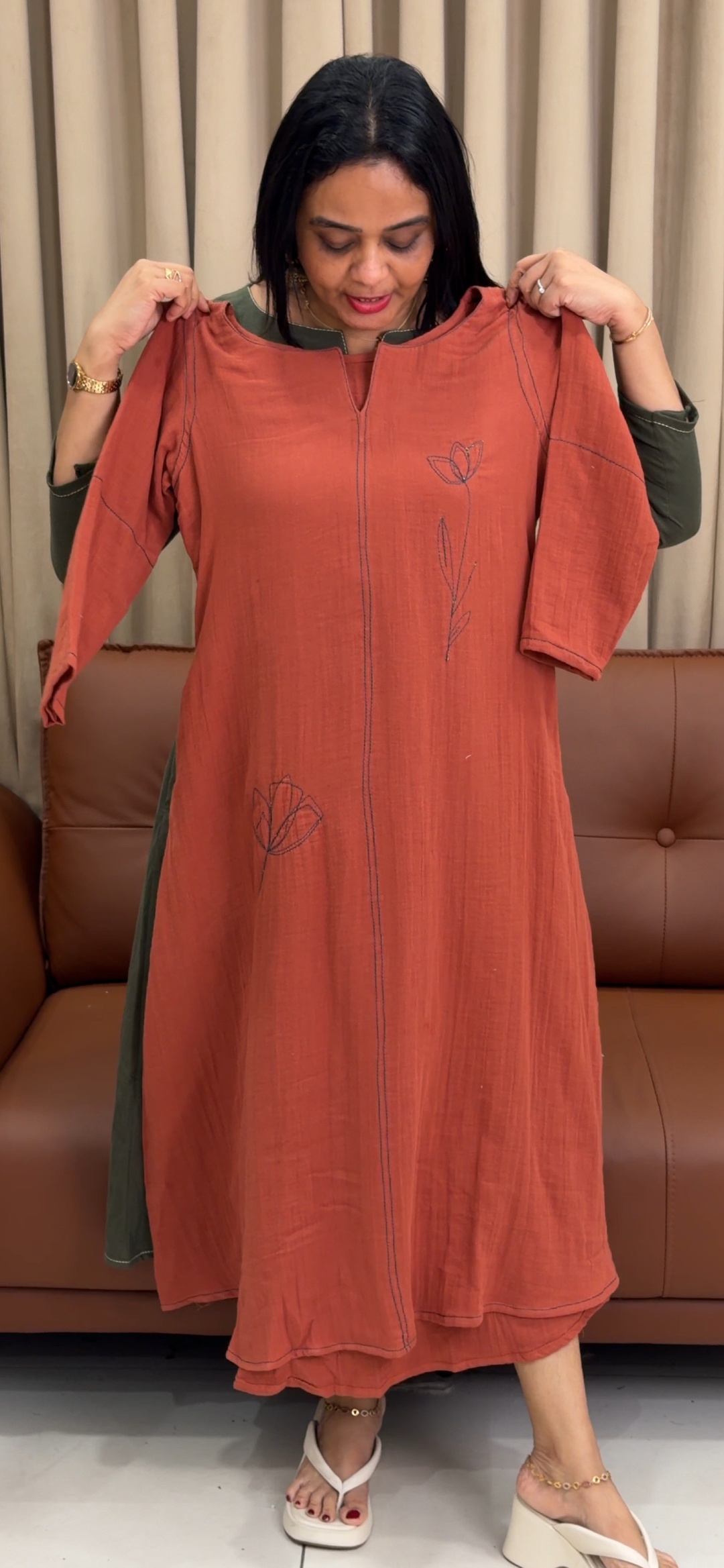 IN-HOUSE COTTON TUNIC TOPS - NUWA - 1558