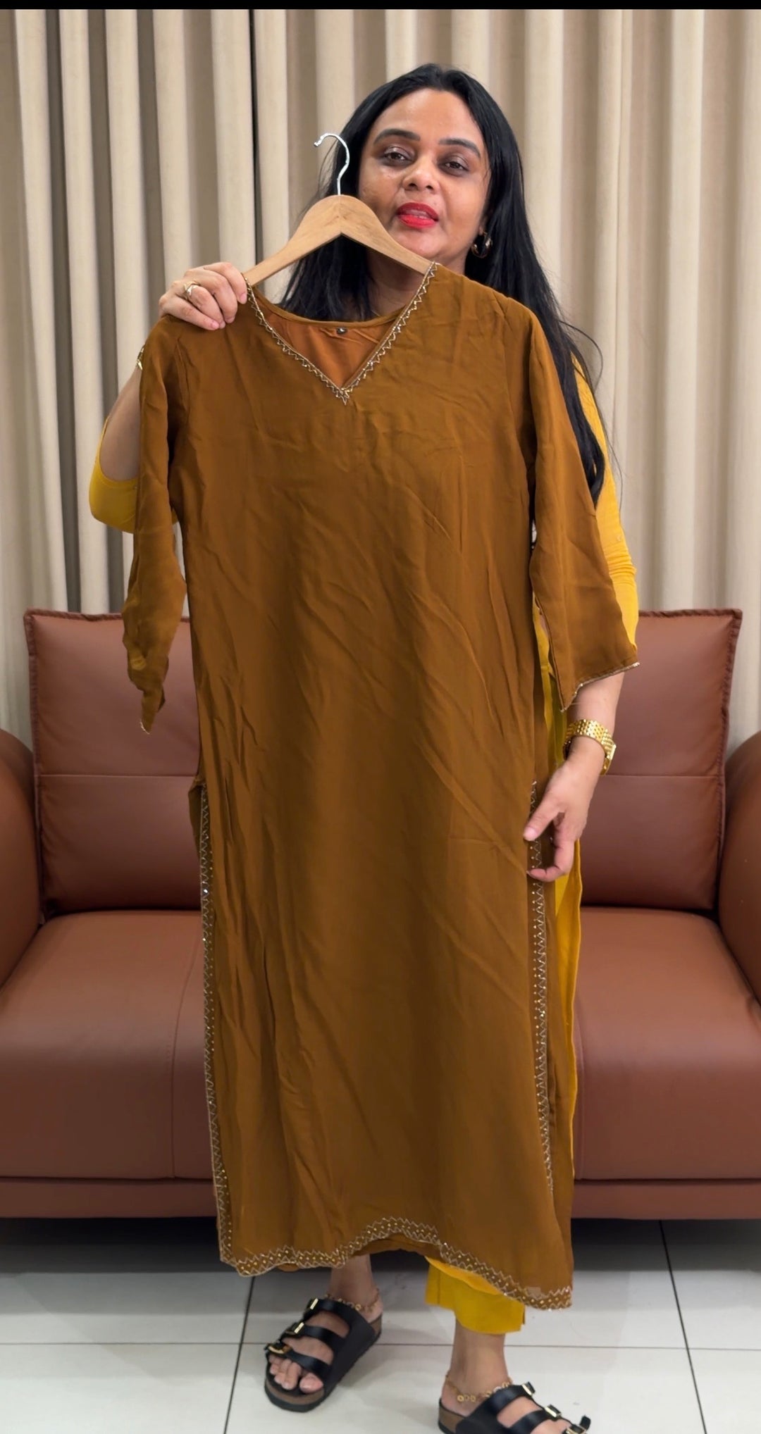 VISCOSE GEORGETTE TOPS - NUWA-2180