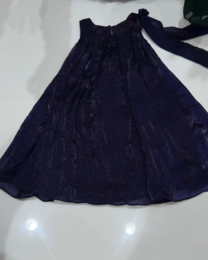 IN-HOUSE VELVET ORGANZA KIDS FROCKS - NUWA-2118