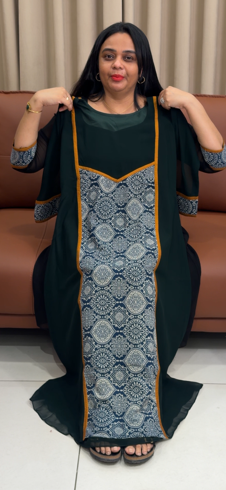 IN-HOUSE FAUX GEORGETTE ALINE TOPS - NUWA - 2145