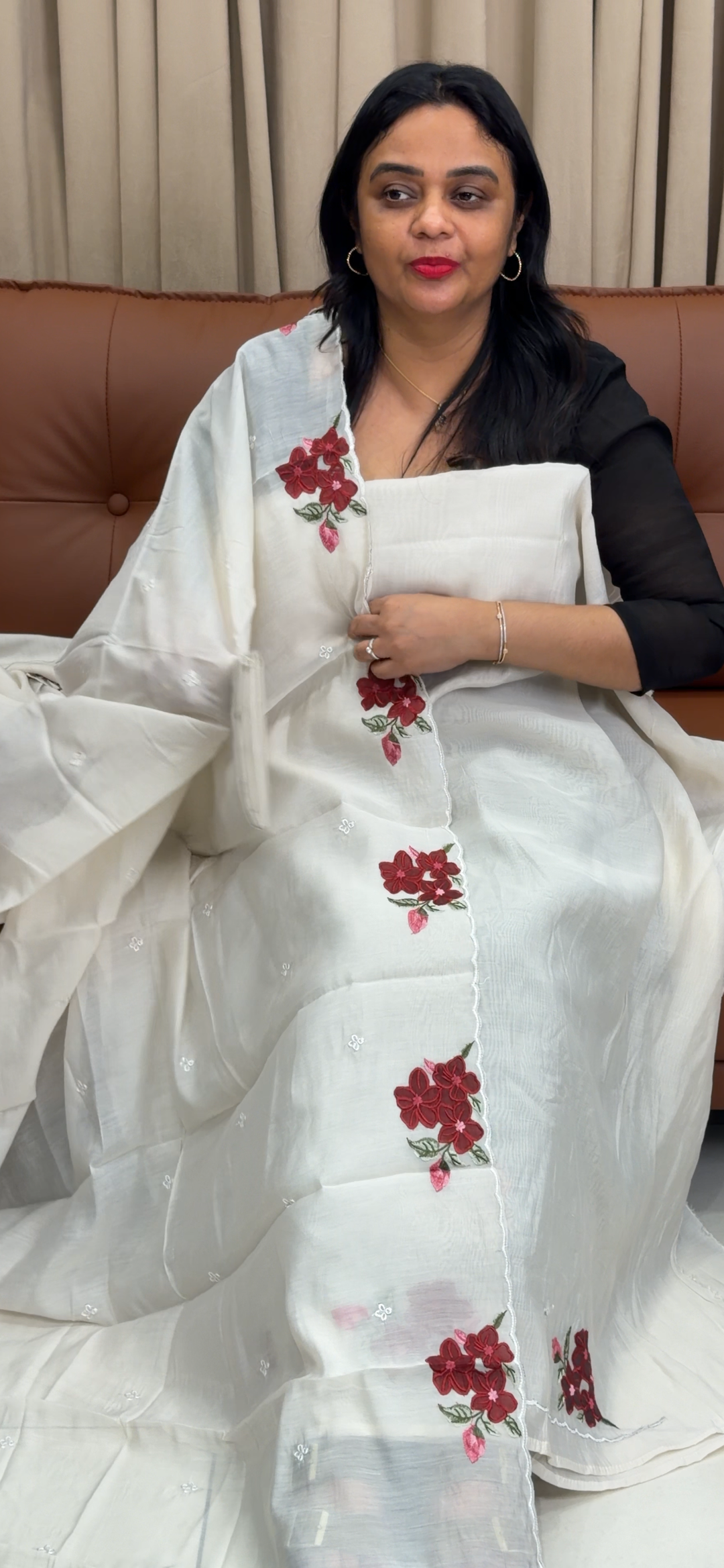 MUL CHANDERI UNSTITCHED SALWAR SUITS - NUWA - 1523