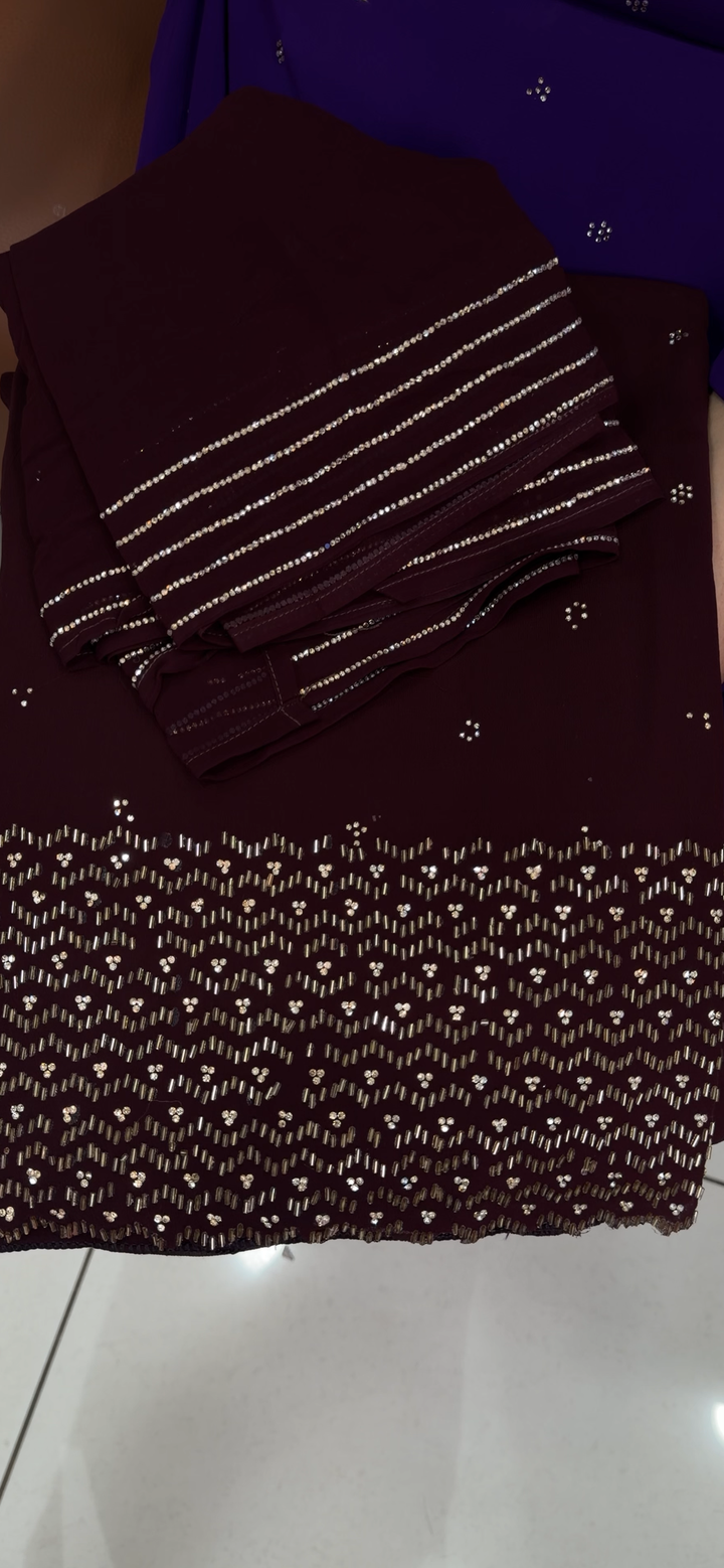 SEMI PARTY WEAR UNSTITCHED SALWAR SUITS - NUWA - 1770