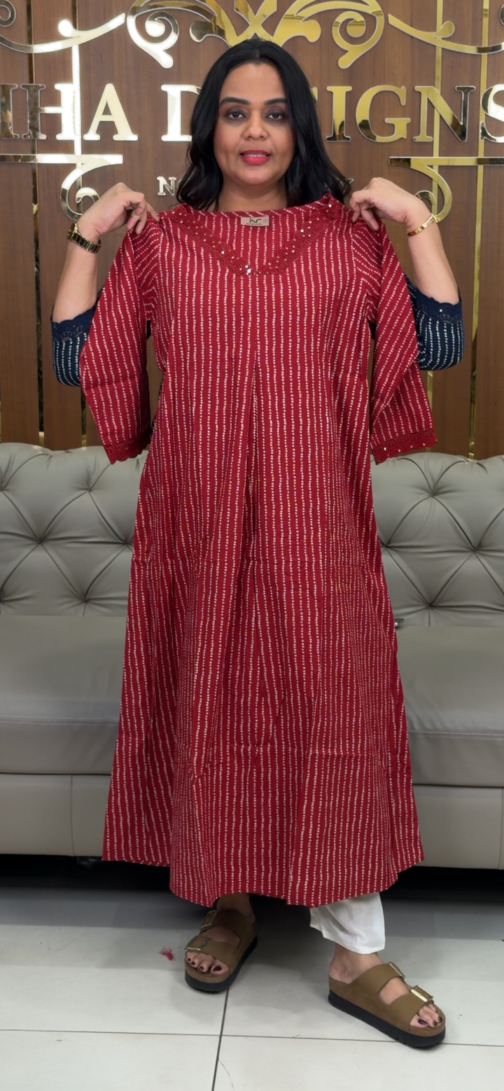 COTTON LONG TOPS - NUWA - 1073