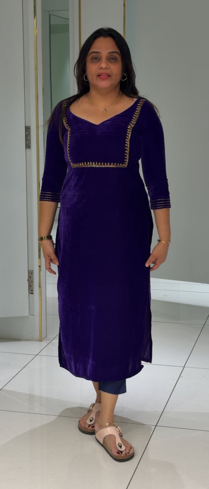 HAND WORKED VELVET TOPS - NUWA- 508