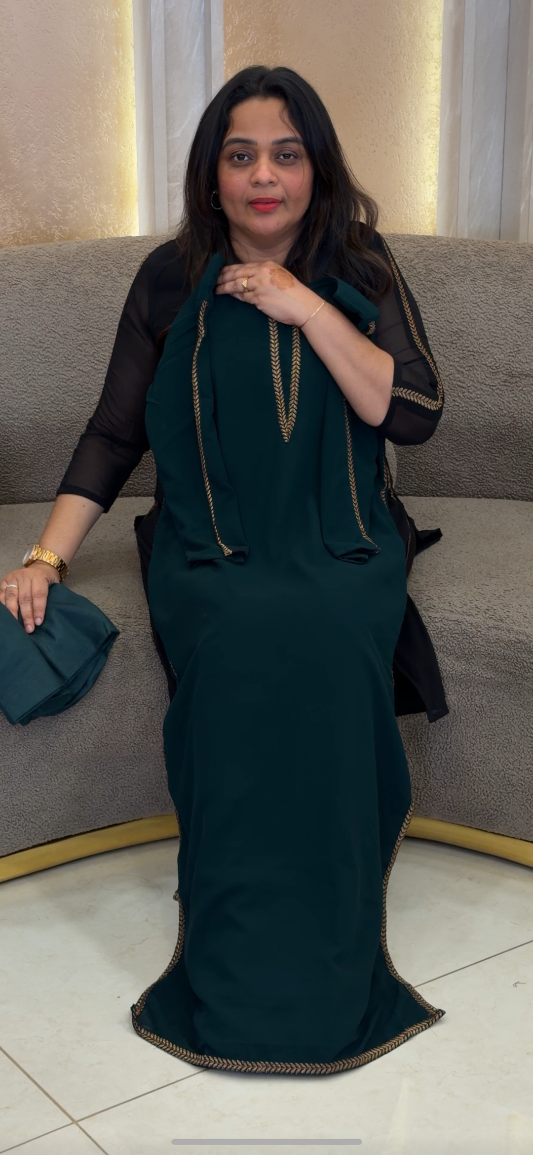 FORWARD FAUX GEORGETTE LONG TOP AND BOTTOM - NUWA - 276