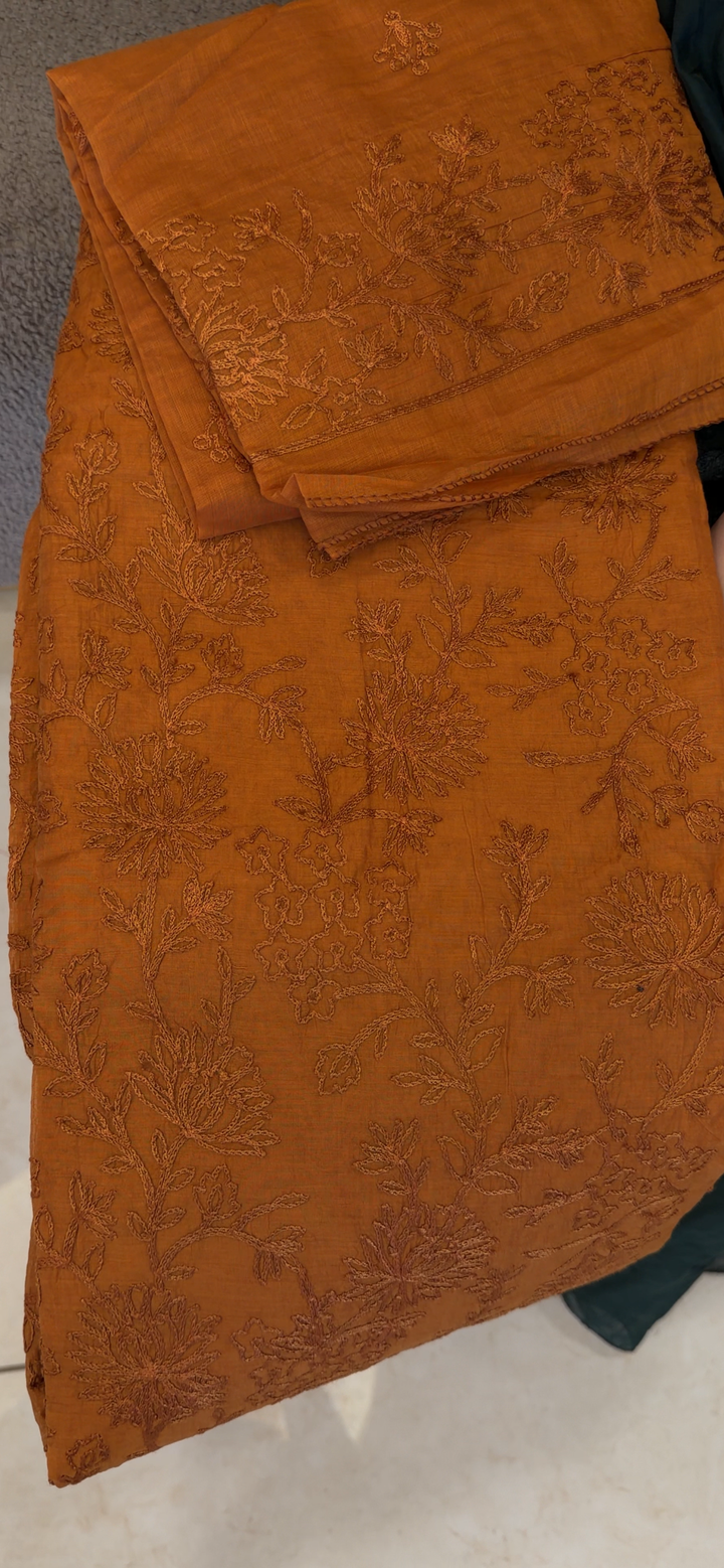 MUL CHANDERI UNSTITCHED SALWAR SUITS - NUWA - 2340