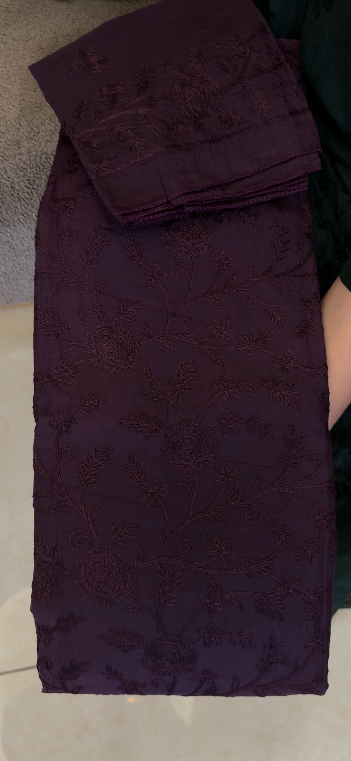 MUL CHANDERI UNSTITCHED SALWAR SUITS - NUWA - 2340