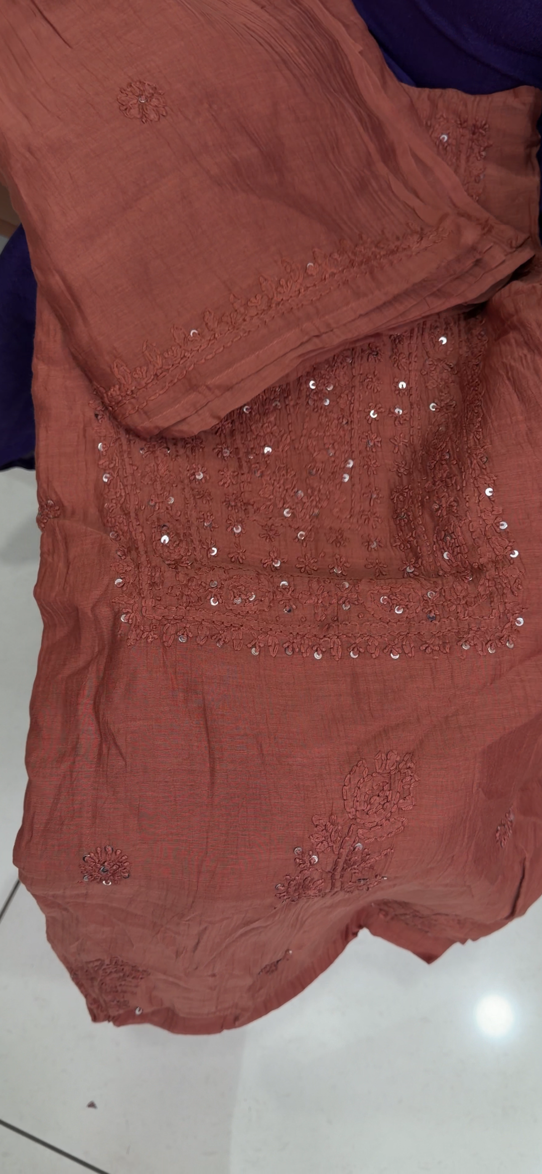MUL CHANDERI UNSTITCHED SALWAR SUITS - NUWA - 2184