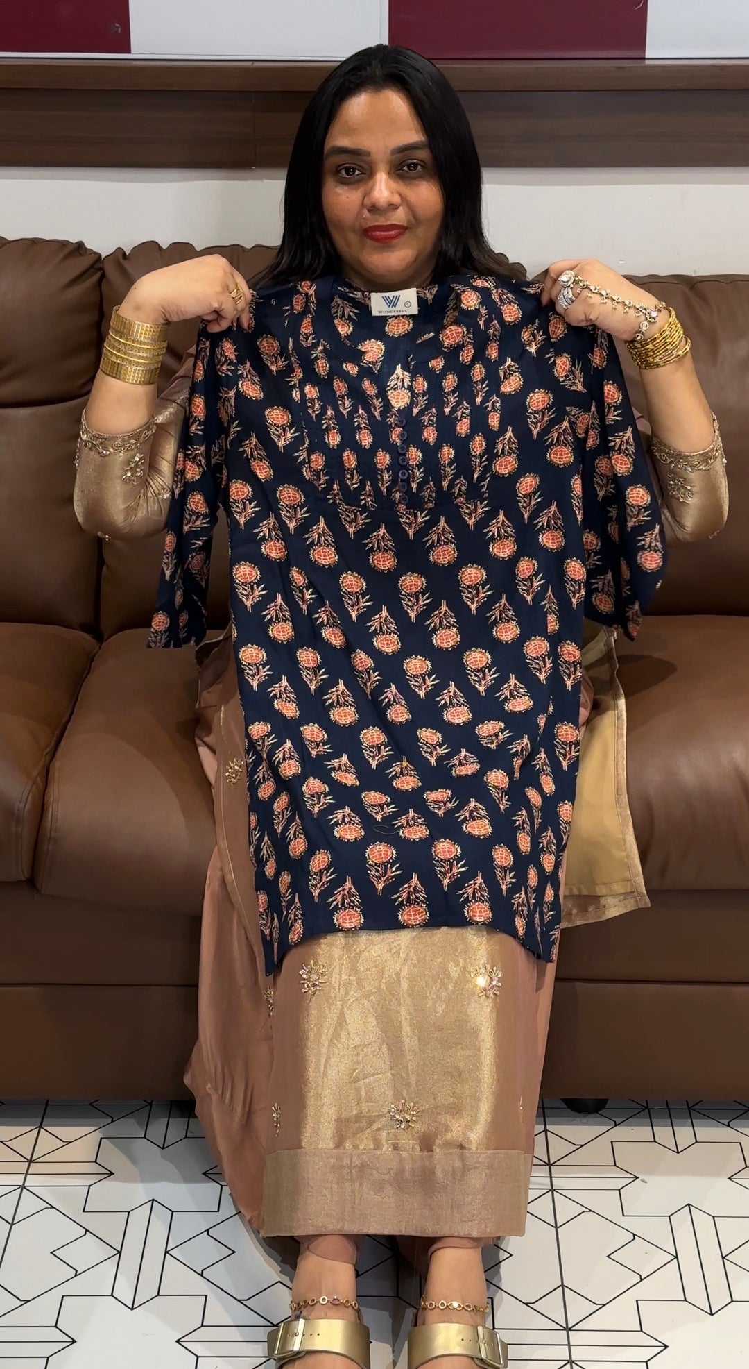 PRINTED  SHORT TOPS - NUWA-738