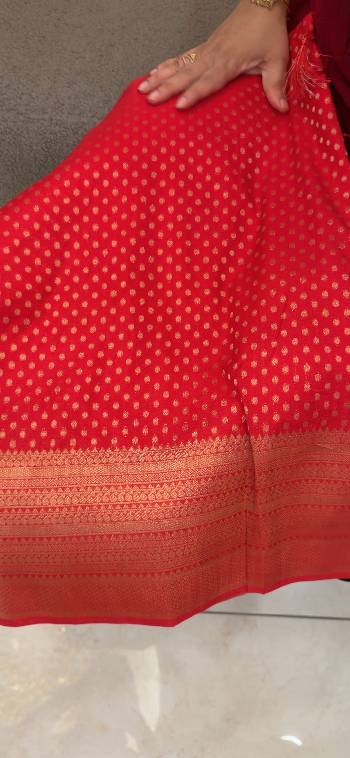 SEMI BANARASI SAREES - NUWA - 2139