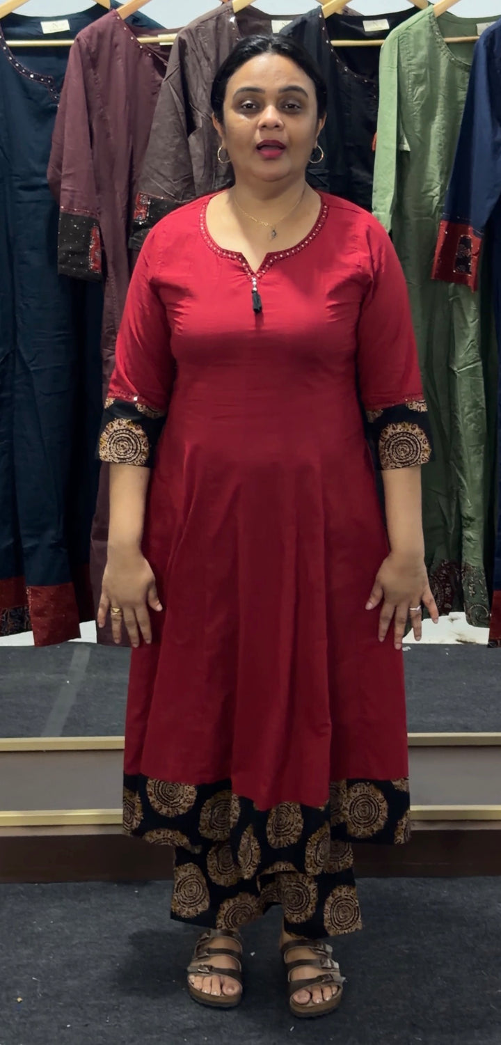 ANARKALI TOP AND BOTTOM - NUWA - 2536