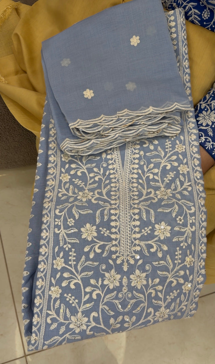 MUL CRUSHED UNSTITCHED SALWAR SUITS - NUWA-1761