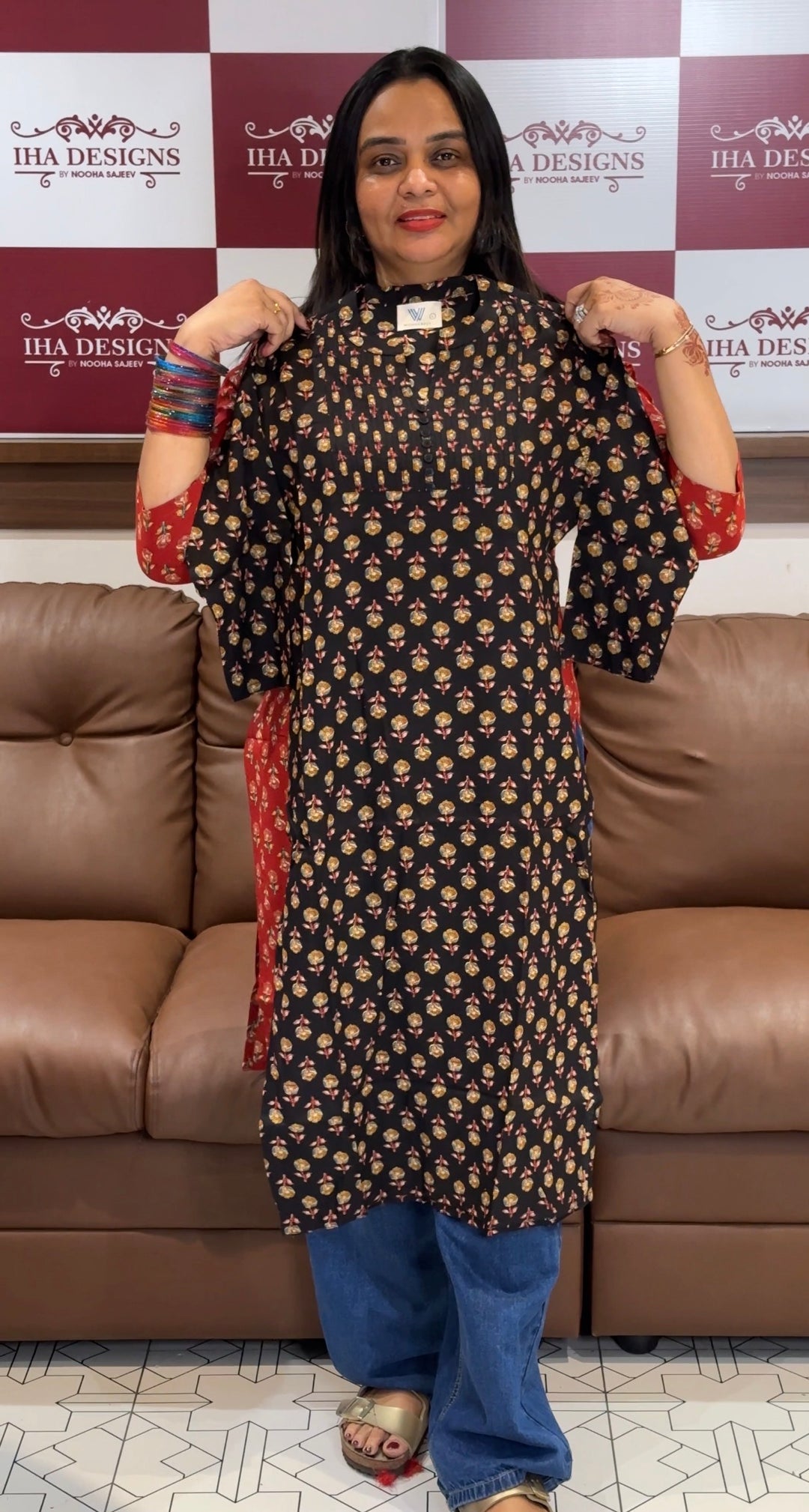 COTTON PRINTED TOPS -NUWA-670