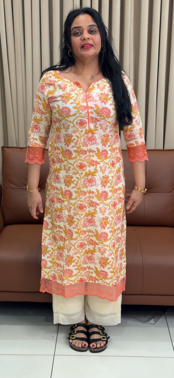 PRINTED COTTON TOP AND BOTTOM  - NUWA - 1866