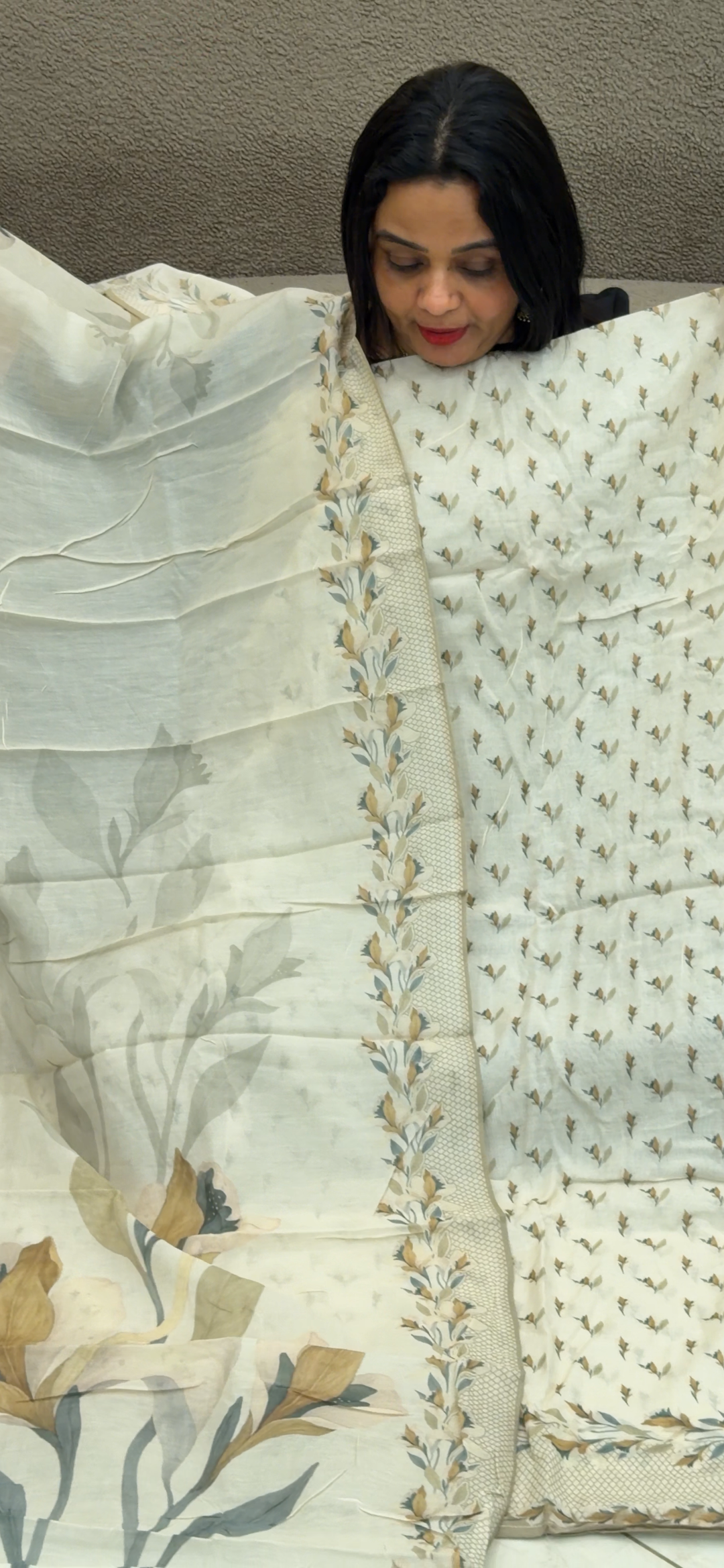 MUL CHANDERI UNSTITCHED SALWAR SUITS - NUWA - 1481
