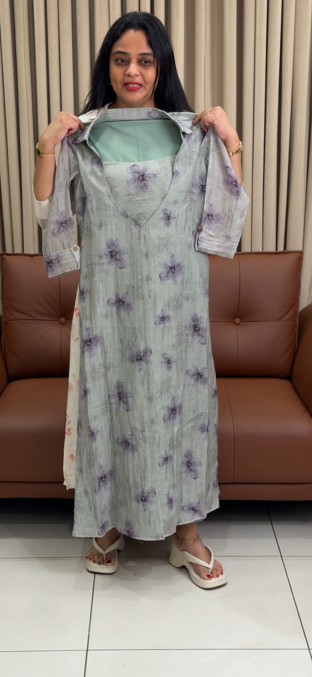 IN-HOUSE PRINTED LONG TOPS - NUWA - 1800
