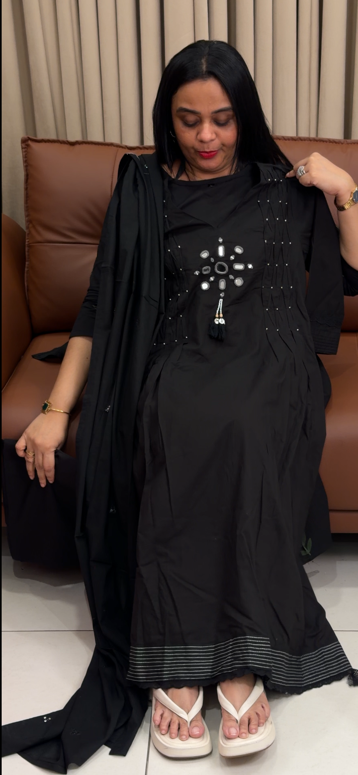 COTTON TOP, BOTTOM AND DUPATTA - NUWA - 1918