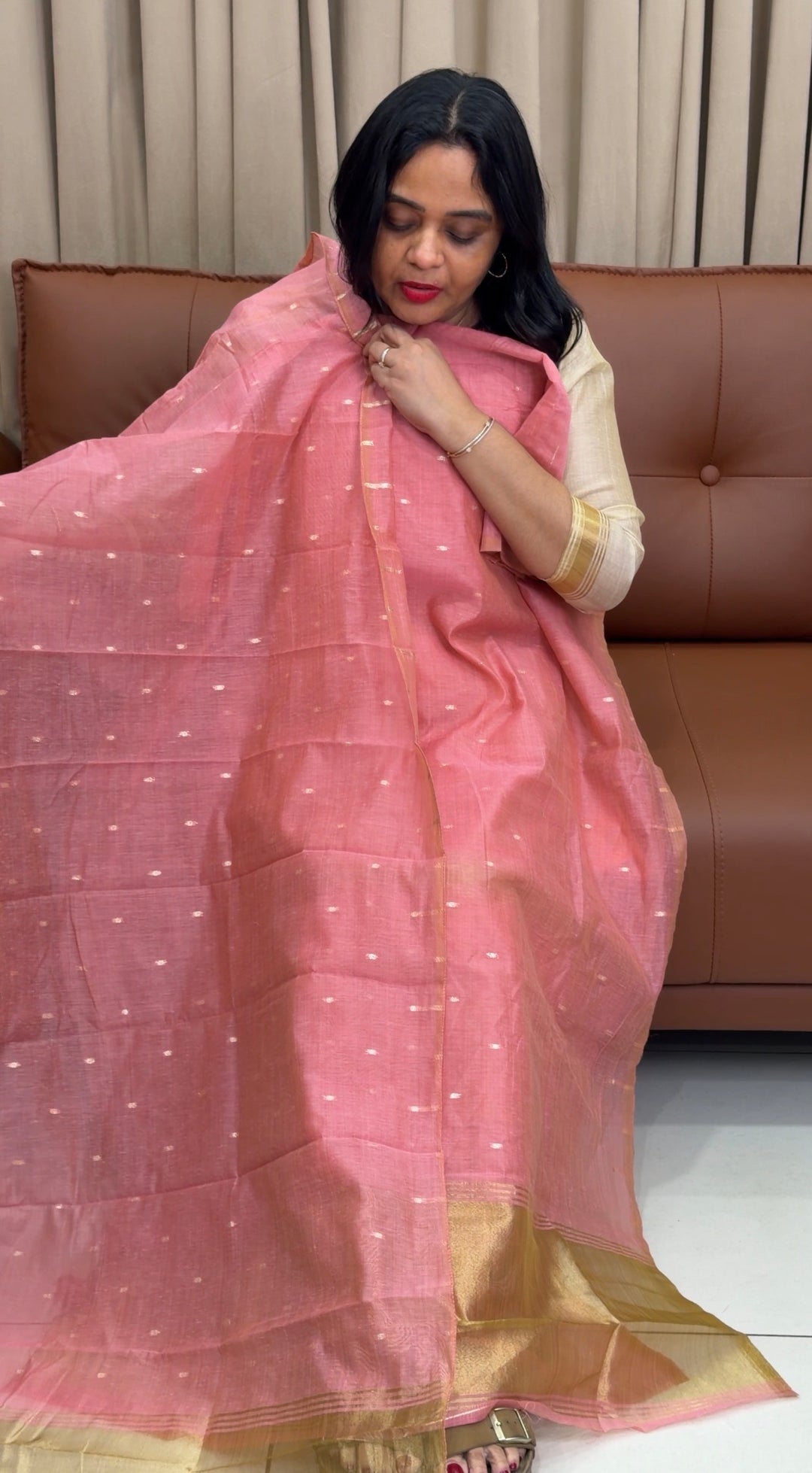 MUL CHANDERI UNSTITCHED SALWAR SUITS - NUWA-1520