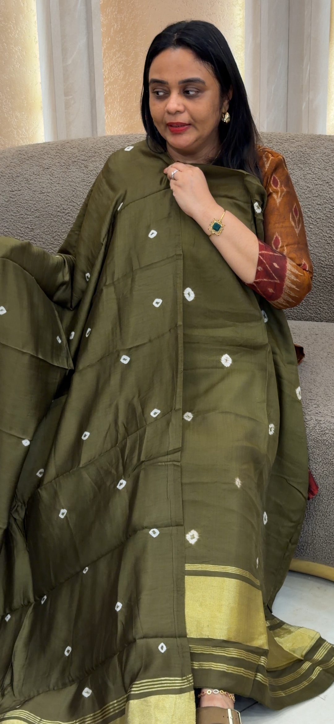 SOFT MUL CHANDERI UNSTITCHED SALWAR SUITS - NUWA-1397