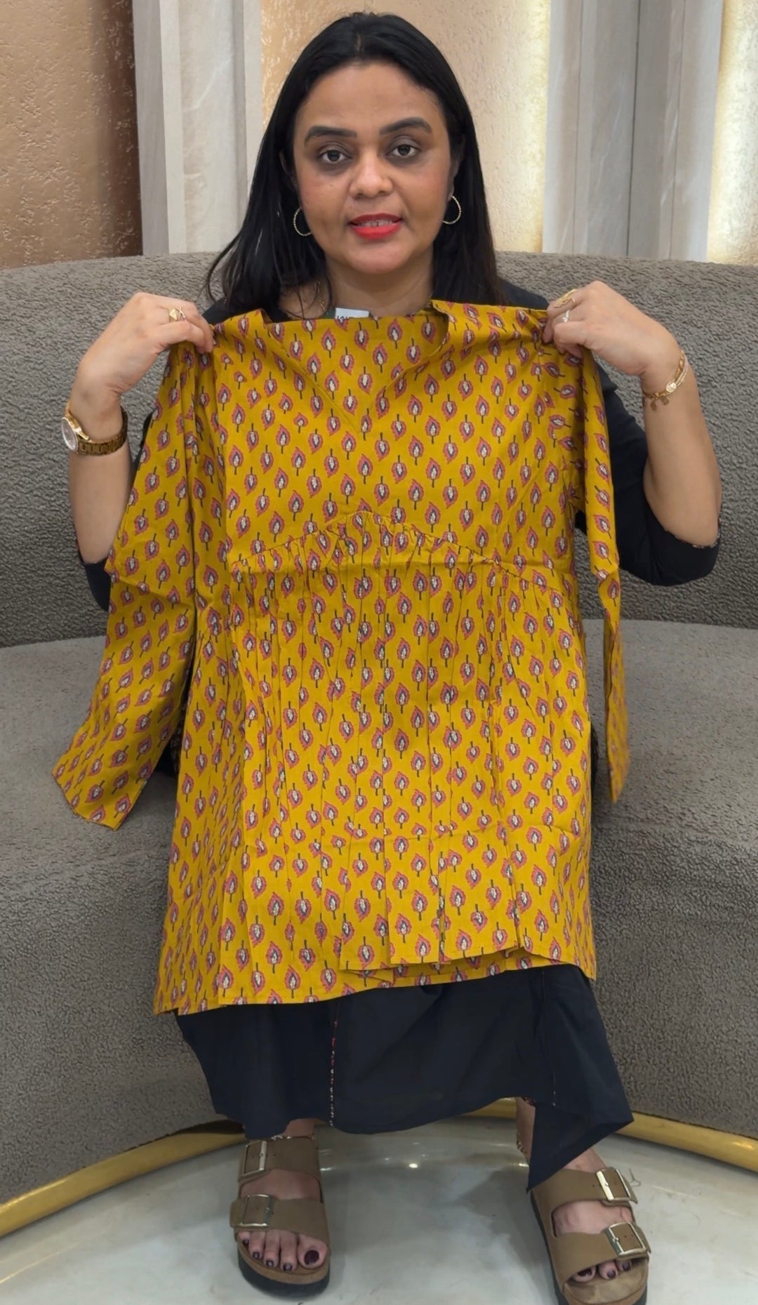 PRINTED SHORT TOPS - NUWA 1096