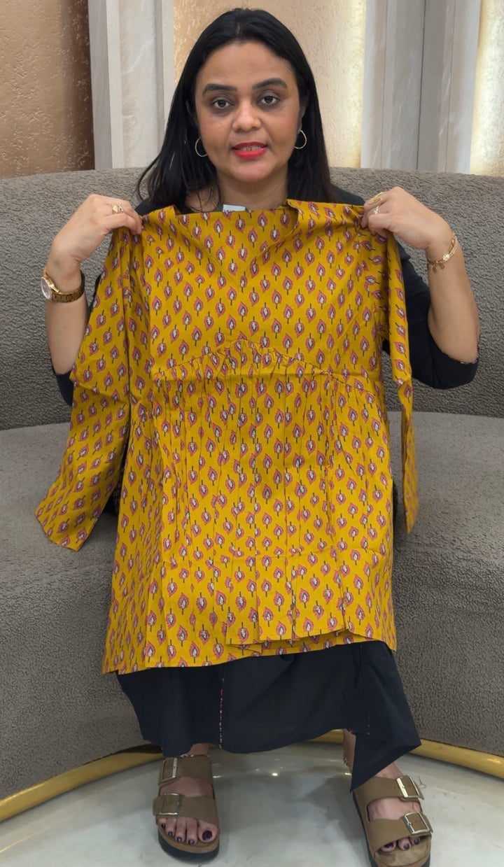 PRINTED SHORT TOPS - NUWA 1096