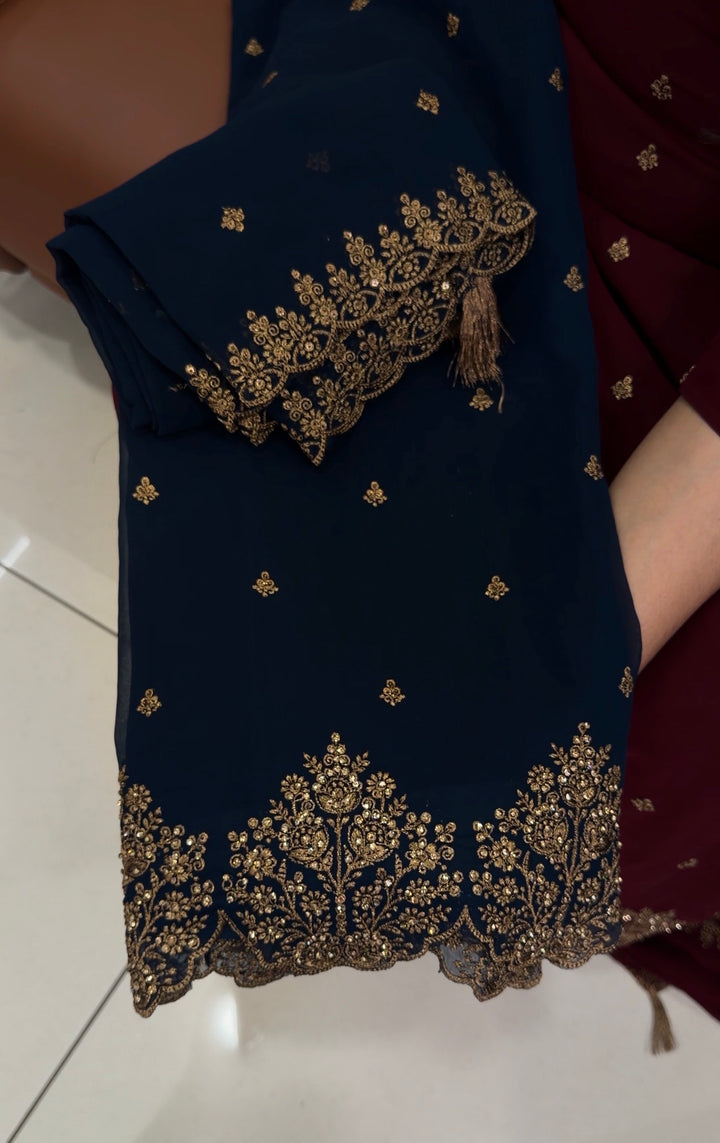 GEORGETTE UNSTITCHED SALWAR SUITS -NUWA-1567