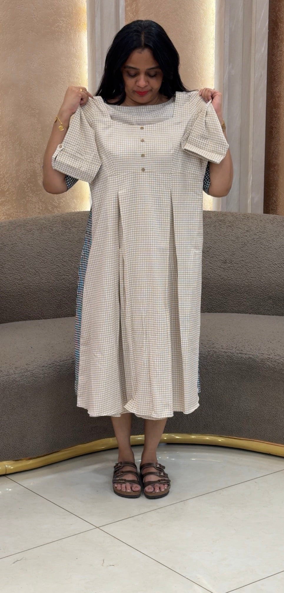 IN-HOUSE HANDLOOM COTTON FROCKS - NUWA-2423