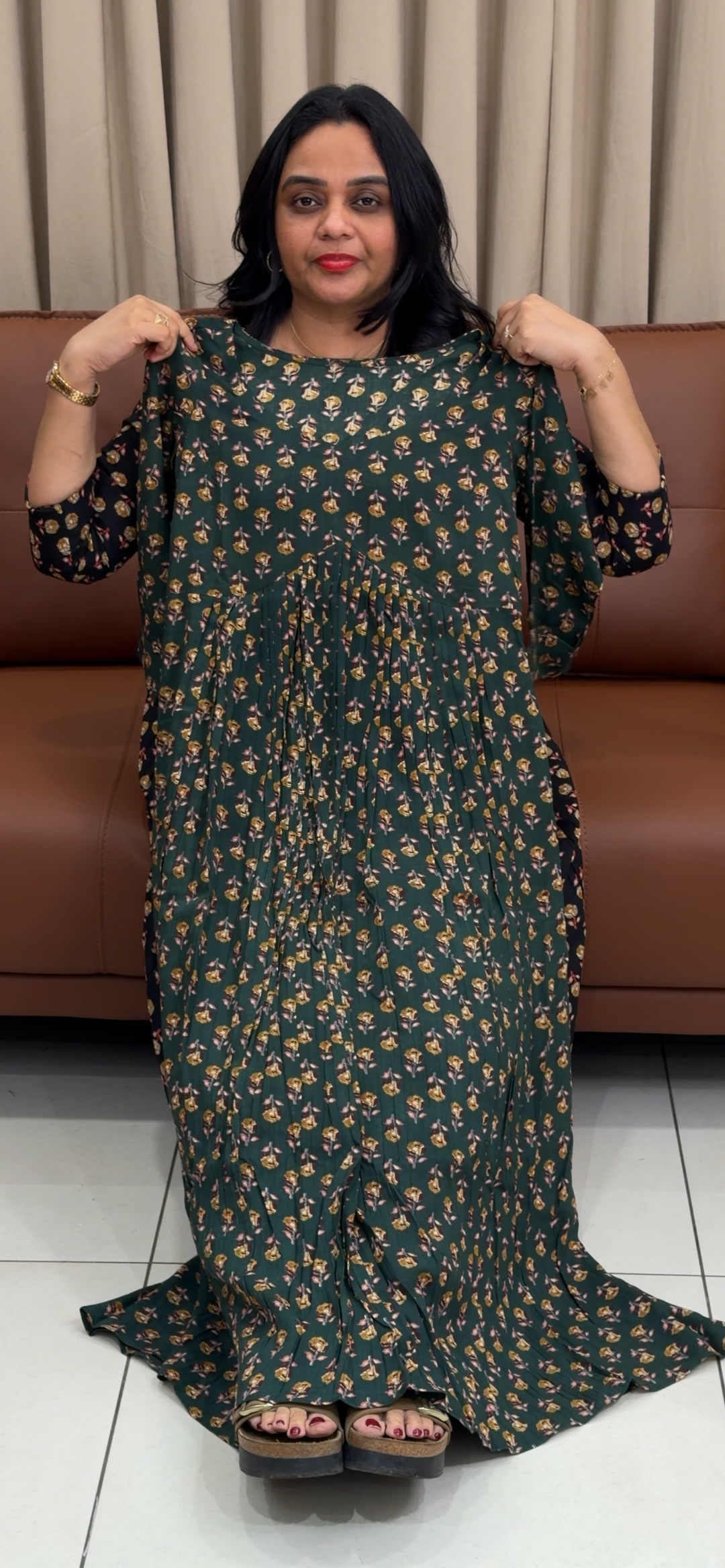 PRINTED COTTON ALIYA CUT TOPS - NUWA - 1348