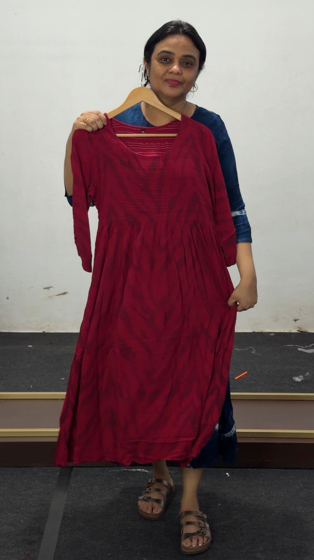 CRUSHED RAYON ALNE TOPS   - NUWA - 2524