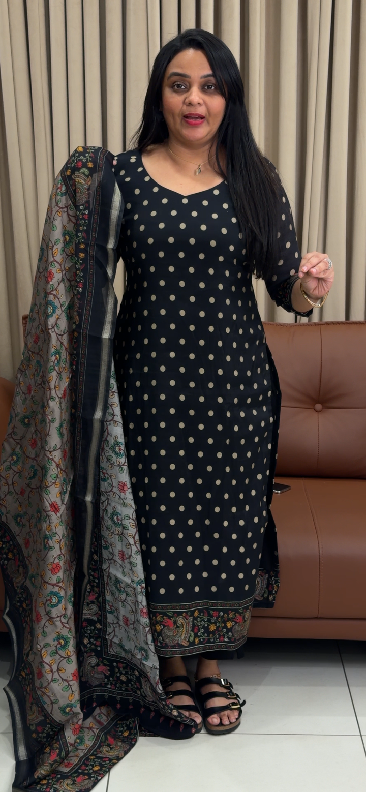 MAHESWARI SILK UNSTITCHED SALWAR SUITS - NUWA - 1933