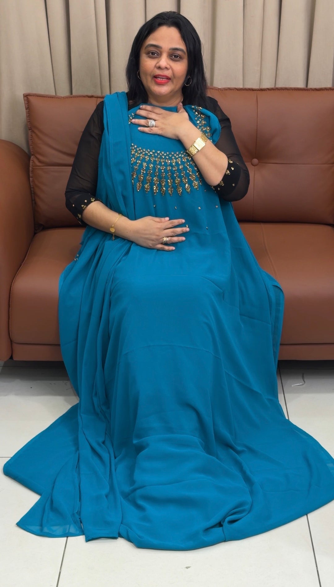 IN-HOUSE HANDWORKED UNSTITCHED SALWAR SUITS - NUWWA-2364
