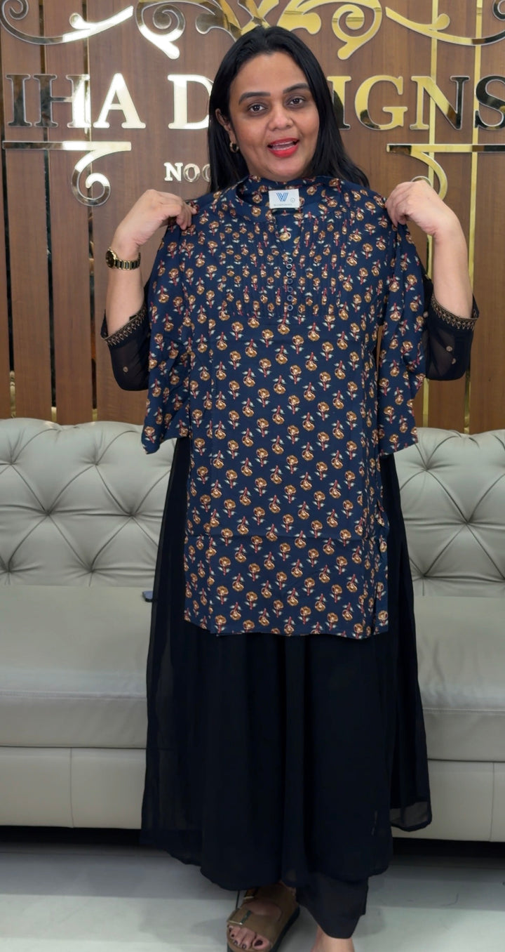 PRINTED COTTON TOPS - NUWA-1066