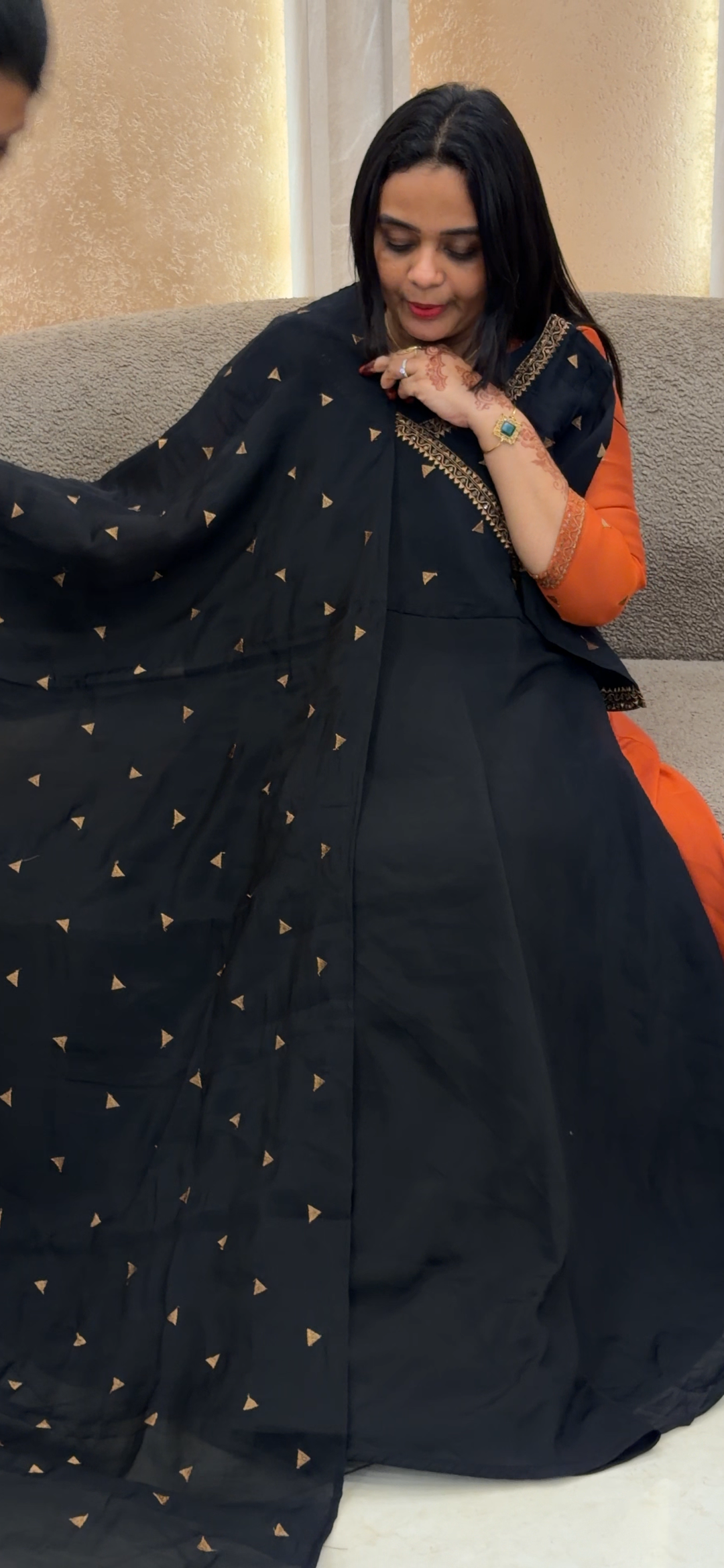 ANARKALI TOP AND DUPATTA - NUWA - 1220