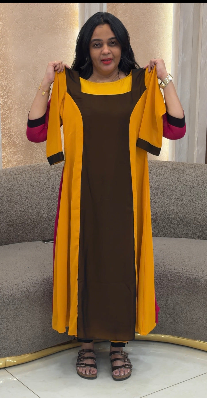 IN-HOUSE GEORGETTE FROCKS - NUWA-2422